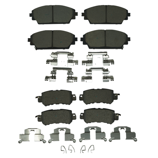 KPP11860 Bremex Front and Rear Ceramic Brake Pad Kit Bremex Canada