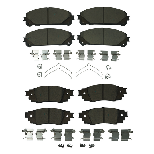 KPP11880 Bremex Front and Rear Ceramic Brake Pad Kit Bremex Canada