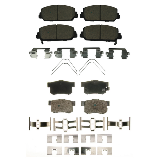 KPP11980 Bremex Front and Rear Ceramic Brake Pad Kit Bremex Canada