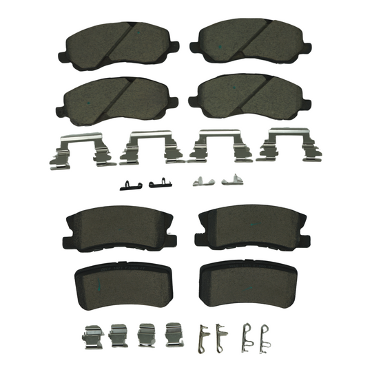 KPP12030 Bremex Front and Rear Ceramic Brake Pad Kit Bremex Canada