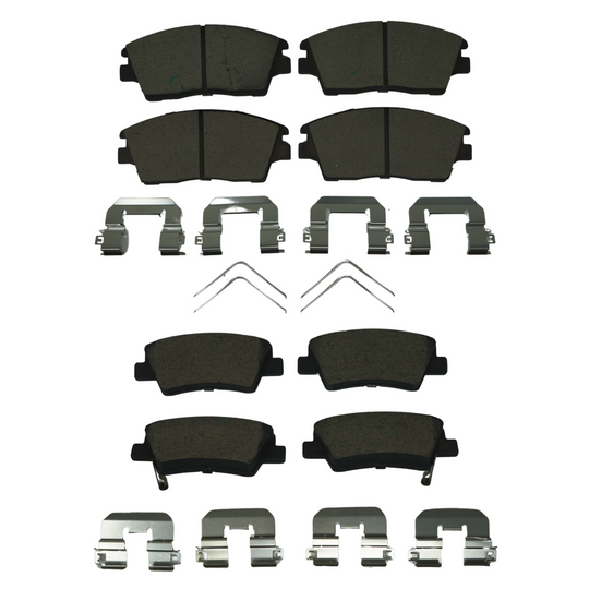 KPP12050 Bremex Front and Rear Ceramic Brake Pad Kit Bremex Canada