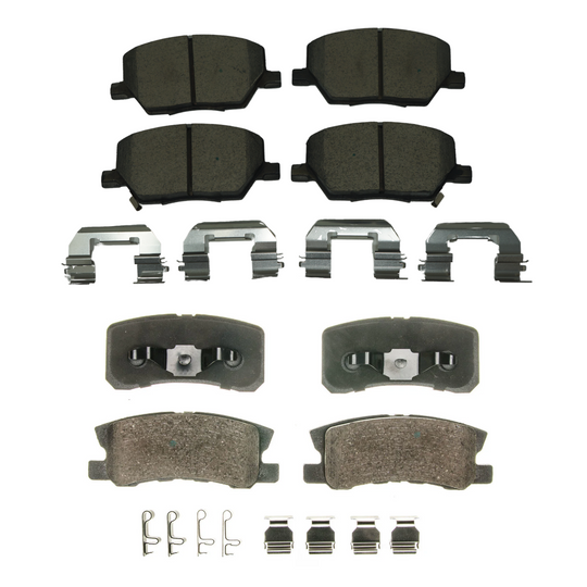 KPP12120 Bremex Front and Rear Ceramic Brake Pad Kit Bremex Canada