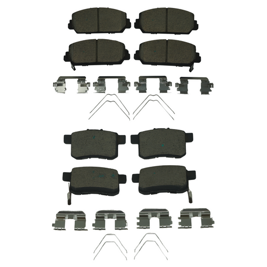 KPP12180 Bremex Front and Rear Ceramic Brake Pad Kit Bremex Canada