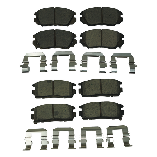 KPP12220 Bremex Front and Rear Ceramic Brake Pad Kit Bremex Canada