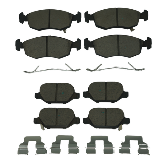 KPP12250 Bremex Front and Rear Ceramic Brake Pad Kit Bremex Canada