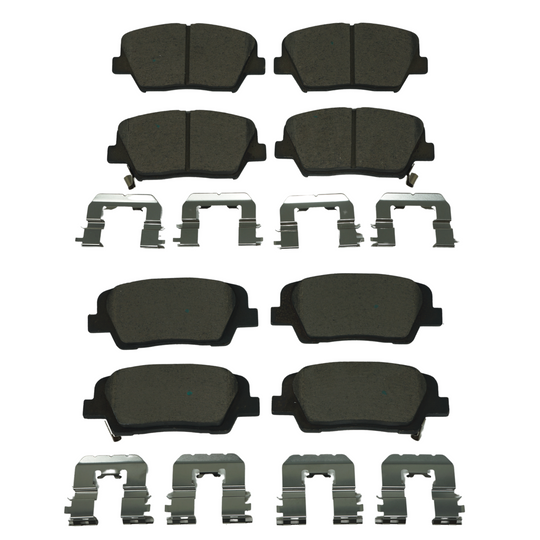 KPP12380 Bremex Front and Rear Ceramic Brake Pad Kit Bremex Canada