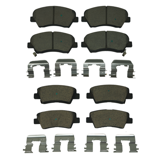 KPP12400 Bremex Front and Rear Ceramic Brake Pad Kit Bremex Canada