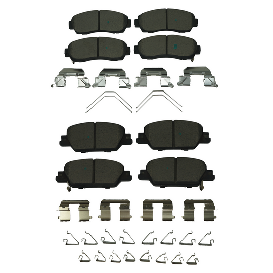 KPP12480 Bremex Front and Rear Ceramic Brake Pad Kit Bremex Canada