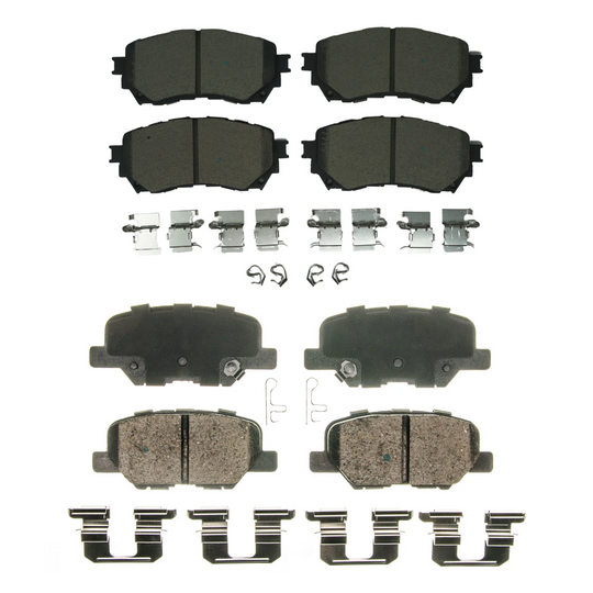 KPP12600 Bremex Front and Rear Ceramic Brake Pad Kit Bremex Canada