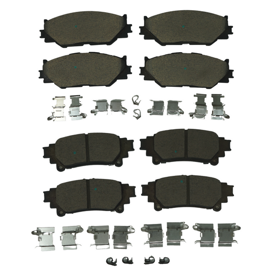 KPP12620 Bremex Front and Rear Ceramic Brake Pad Kit Bremex Canada
