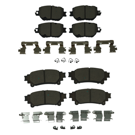 KPP12630 Bremex Front and Rear Ceramic Brake Pad Kit Bremex Canada