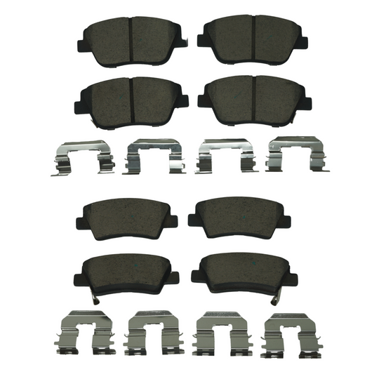 KPP12670 Bremex Front and Rear Ceramic Brake Pad Kit Bremex Canada