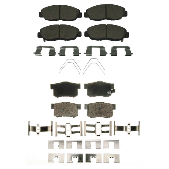 KPP12730 Bremex Front and Rear Ceramic Brake Pad Kit Bremex Canada