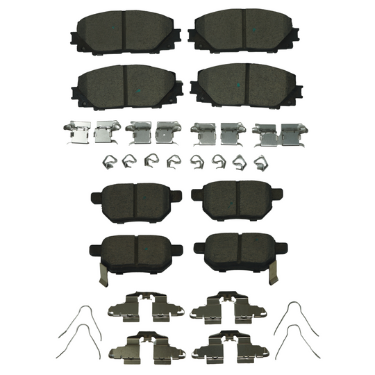 KPP12970 Bremex Front and Rear Ceramic Brake Pad Kit Bremex Canada