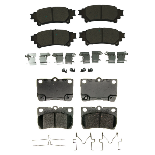 KPP12980 Bremex Front and Rear Ceramic Brake Pad Kit Bremex Canada
