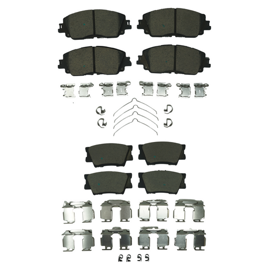 KPP13120 Bremex Front and Rear Ceramic Brake Pad Kit Bremex Canada