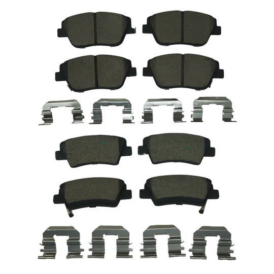 KPP13140 Bremex Front and Rear Ceramic Brake Pad Kit Bremex Canada