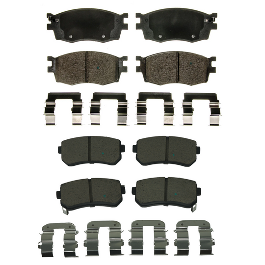 KPP13280 Bremex Front and Rear Ceramic Brake Pad Kit Bremex Canada