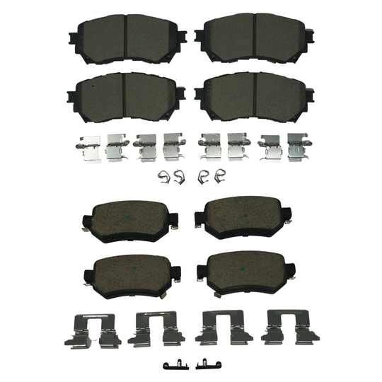 KPP13450 Bremex Front and Rear Ceramic Brake Pad Kit Bremex Canada