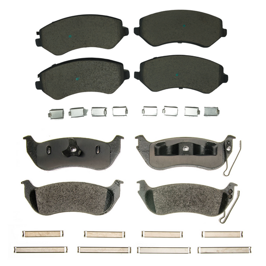 KPP13580 Bremex Front and Rear Ceramic Brake Pad Kit Bremex Canada