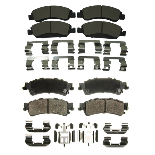 KPP13620 Bremex Front and Rear Ceramic Brake Pad Kit Bremex Canada