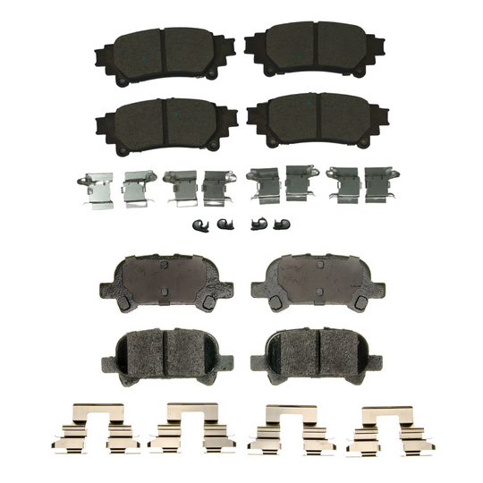 KPP13660 Bremex Front and Rear Ceramic Brake Pad Kit Bremex Canada