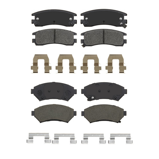 KPP13910 Bremex Premium Ceramic Front and Rear Brake Pad Kit Bremex Canada