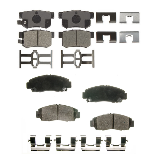 KPP13960 Bremex Premium Ceramic Front and Rear Brake Pad Kit Bremex Canada