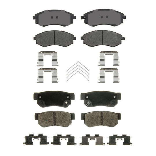 KPP13990 Bremex Premium Ceramic Front and Rear Brake Pad Kit Bremex Canada