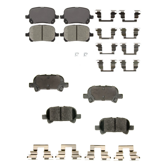 KPP14030 Bremex Premium Ceramic Front and Rear Brake Pad Kit Bremex Canada