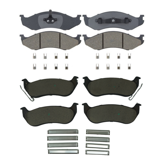 KPP14080 Bremex Premium Ceramic Front and Rear Brake Pad Kit Bremex Canada