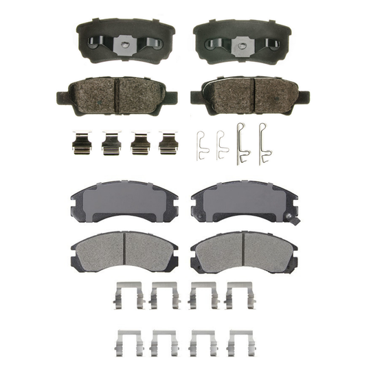 KPP14160 Bremex Premium Ceramic Front and Rear Brake Pad Kit Bremex Canada