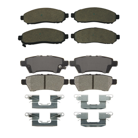 KPP14170 Bremex Premium Ceramic Front and Rear Brake Pad Kit Bremex Canada