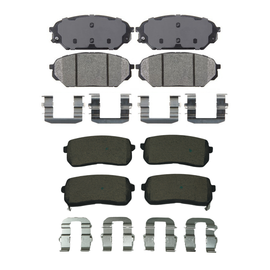 KPP14210 Bremex Premium Ceramic Front and Rear Brake Pad Kit Bremex Canada