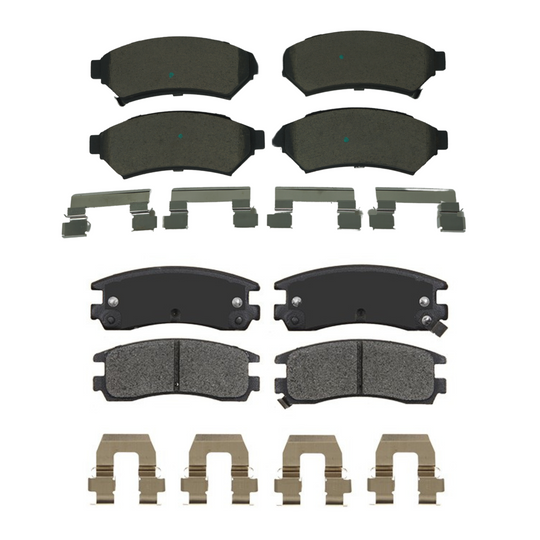 KPP14230 Bremex Premium Ceramic Front and Rear Brake Pad Kit Bremex Canada