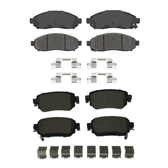 KPP14410 Bremex Premium Ceramic Front and Rear Brake Pad Kit Bremex Canada