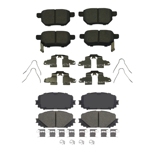 KPP14450 Bremex Premium Ceramic Front and Rear Brake Pad Kit Bremex Canada
