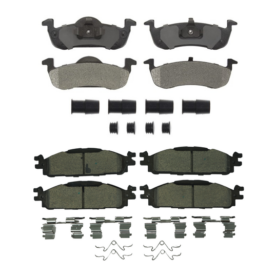 KPP14490 Bremex Premium Ceramic Front and Rear Brake Pad Kit Bremex Canada