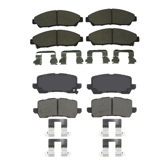 KPP14510 Bremex Premium Ceramic Front and Rear Brake Pad Kit Bremex Canada