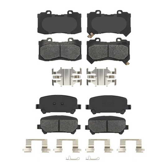 KPP14570 Bremex Premium Ceramic Front and Rear Brake Pad Kit Bremex Canada