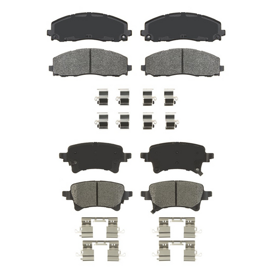 KPP14670 Bremex Premium Ceramic Front and Rear Brake Pad Kit Bremex Canada