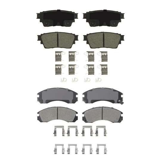 KPP14770 Bremex Premium Ceramic Front and Rear Brake Pad Kit Bremex Canada