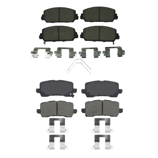 KPP14790 Bremex Premium Ceramic Front and Rear Brake Pad Kit Bremex Canada