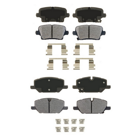 KPP14830 Bremex Premium Ceramic Front and Rear Brake Pad Kit Bremex Canada
