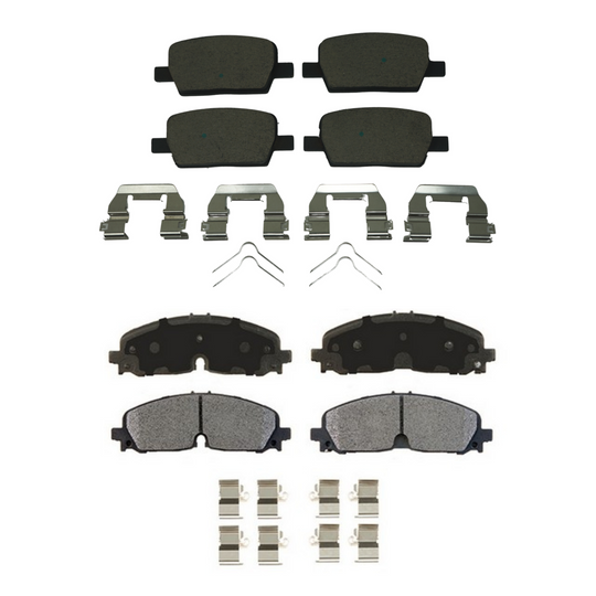 KPP14860 Bremex Premium Ceramic Front and Rear Brake Pad Kit Bremex Canada