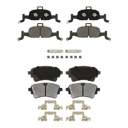 KPP14890 Bremex Premium Ceramic Front and Rear Brake Pad Kit Bremex Canada