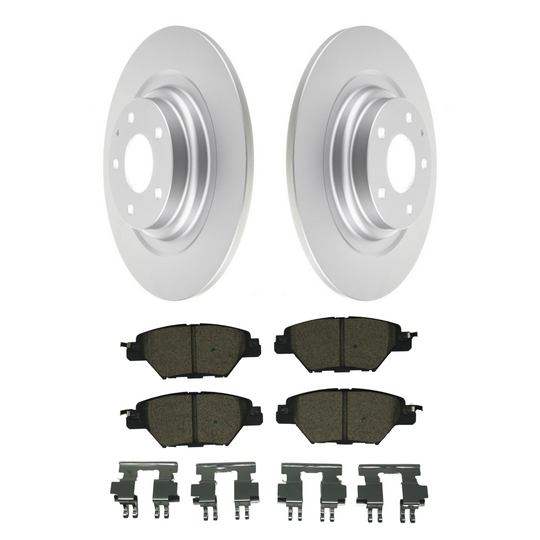 KPR10550 Bremex Premium ExoCoat Brake Pad and Rotors Disc Brake Kit Bremex Brakes