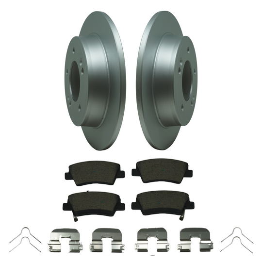 KPR10740 Bremex Premium ExoCoat Brake Pad and Rotors Disc Brake Kit Bremex Brakes