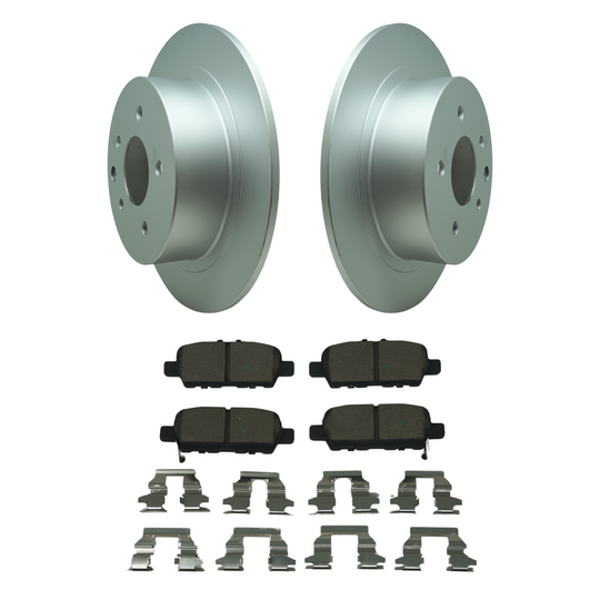 KPR11190 Bremex Premium ExoCoat Brake Pad and Rotors Disc Brake Kit Bremex Brakes