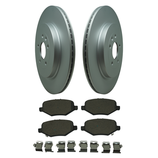 KPR12400 Bremex Premium ExoCoat Brake Pad and Rotors Disc Brake Kit Bremex Brakes
